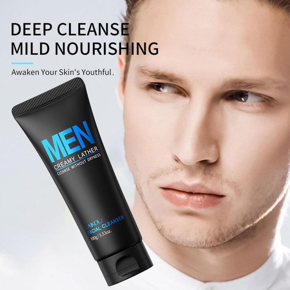 Face Wash Mens - Men's Deep Cleansing Face Wash 100g,