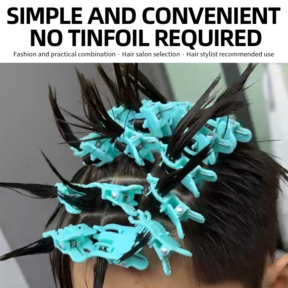Men'S Grooming Bag - 25Pcs Bag Reusable Perm Hair Clip