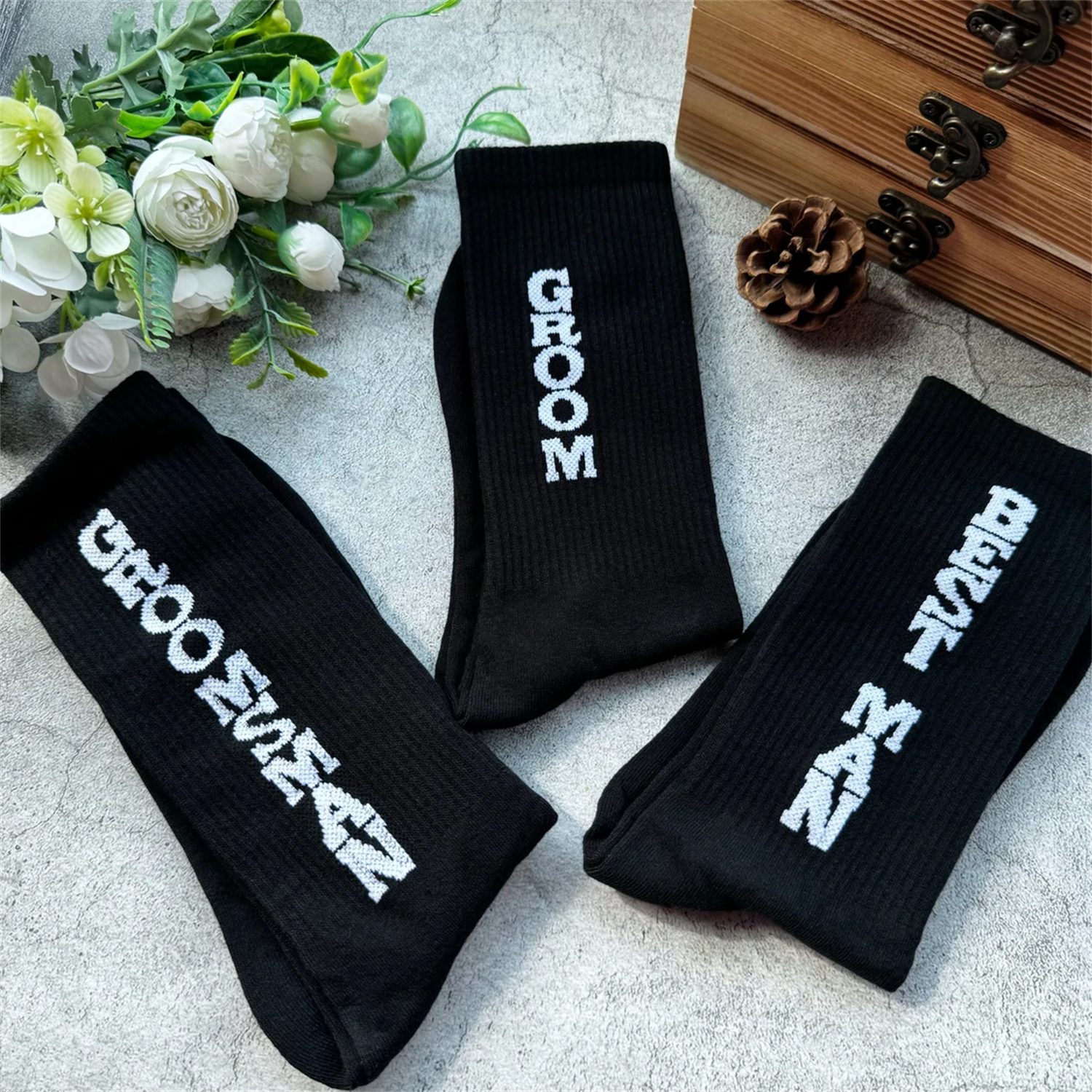Men'S Grooming For Engagement - Groomsman Gift Socks, Wedding Groom Socks,