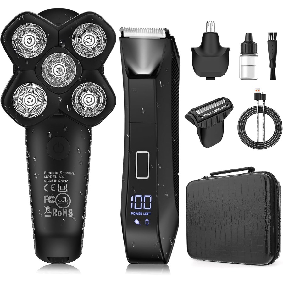 Nose Hair Trimmer - Manscape 3-in-1 Electric Body and Ball