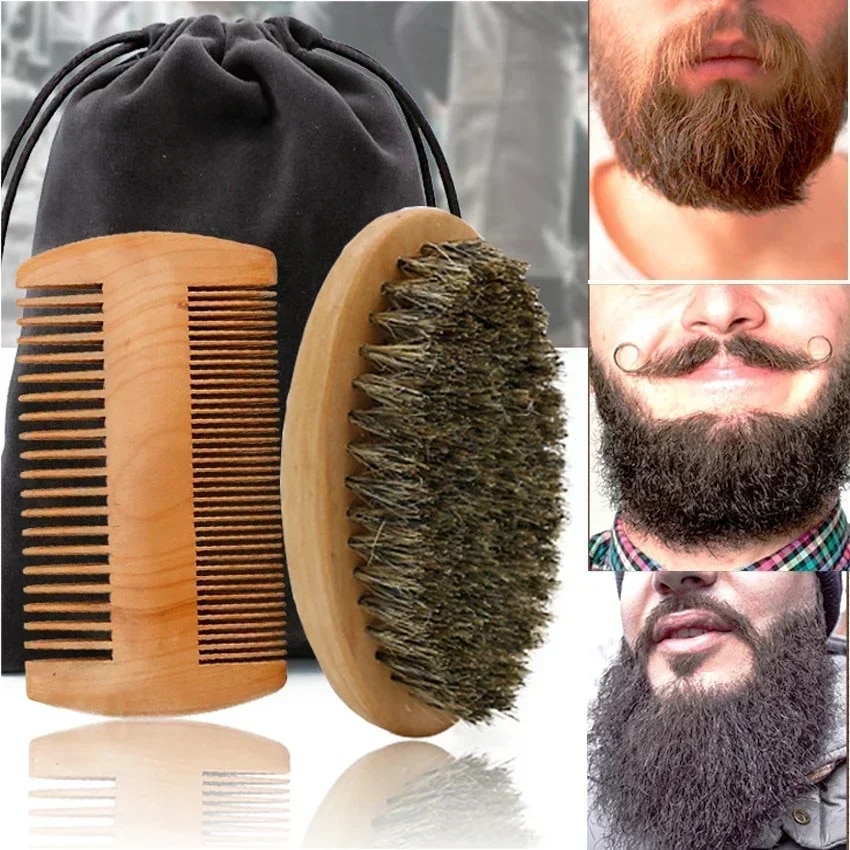 Professional Soft Boar Bristle - Men'S Grooming Bag reseña y precio