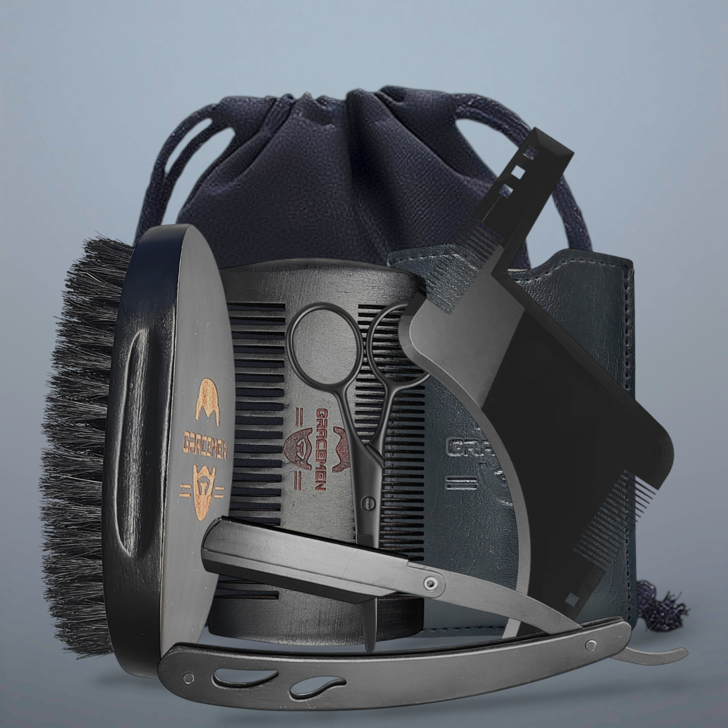 Gracemen Beard Kit - Grooming  - Men'S Grooming Bag reseña y precio