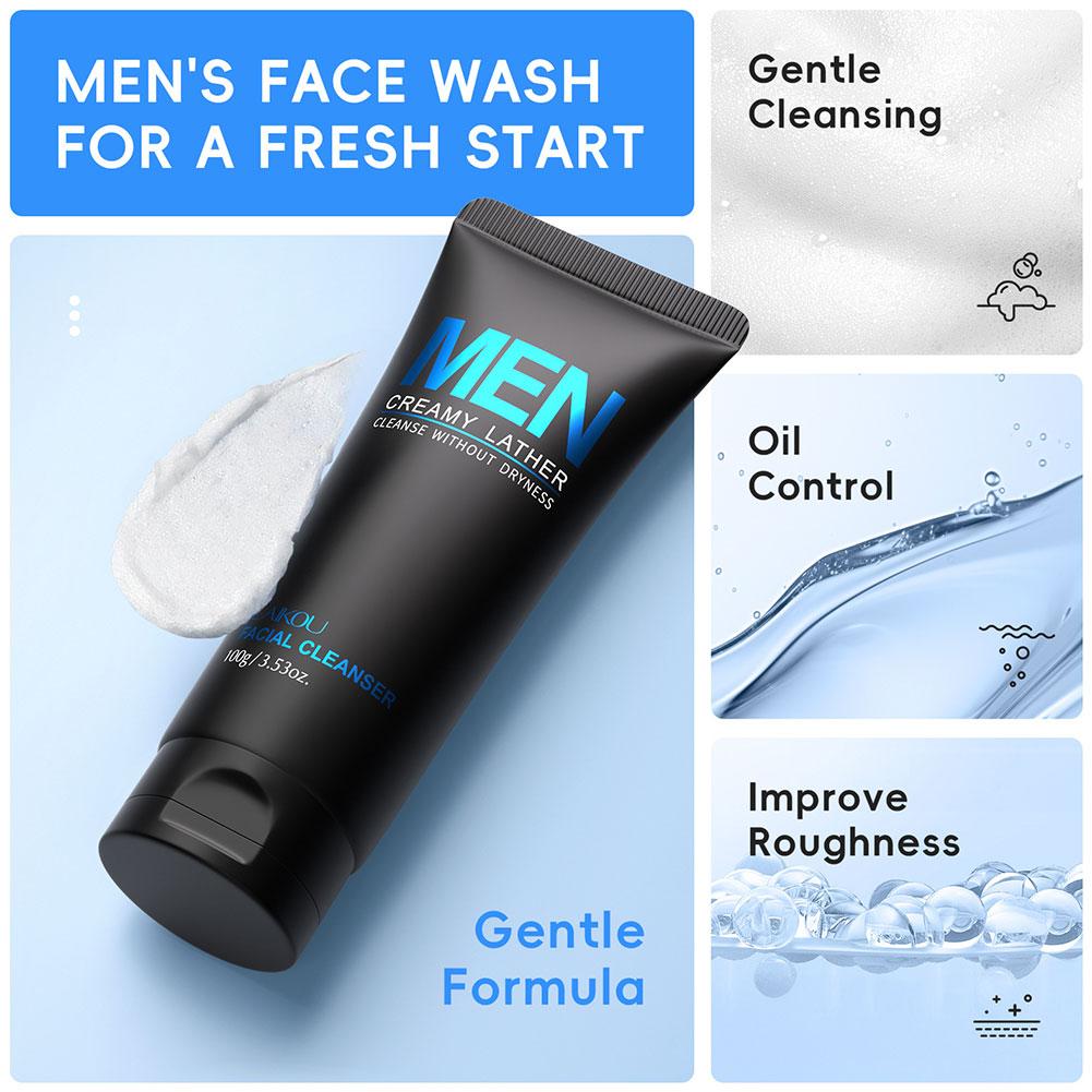 Men's Deep Cleansing Face Wash - Face Wash Mens reseña y precio