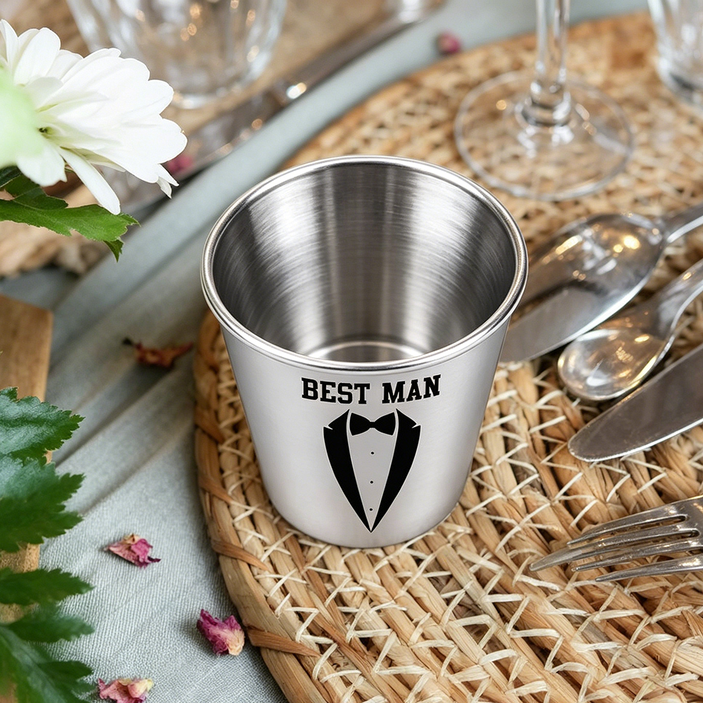 Custom Groomsman Shot Glass Se - Men'S Grooming For Engagement reseña y precio