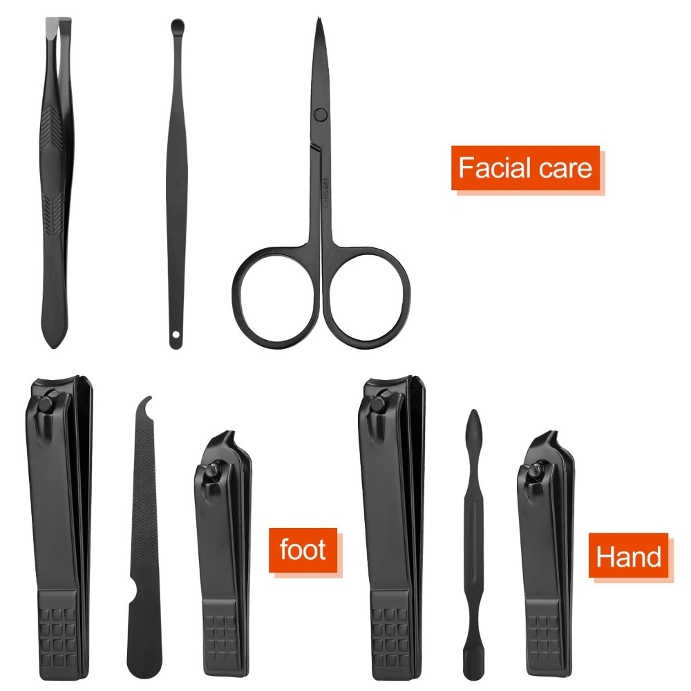 Professional Manicure Pedicure - Mens Grooming Kit Case reseña y precio