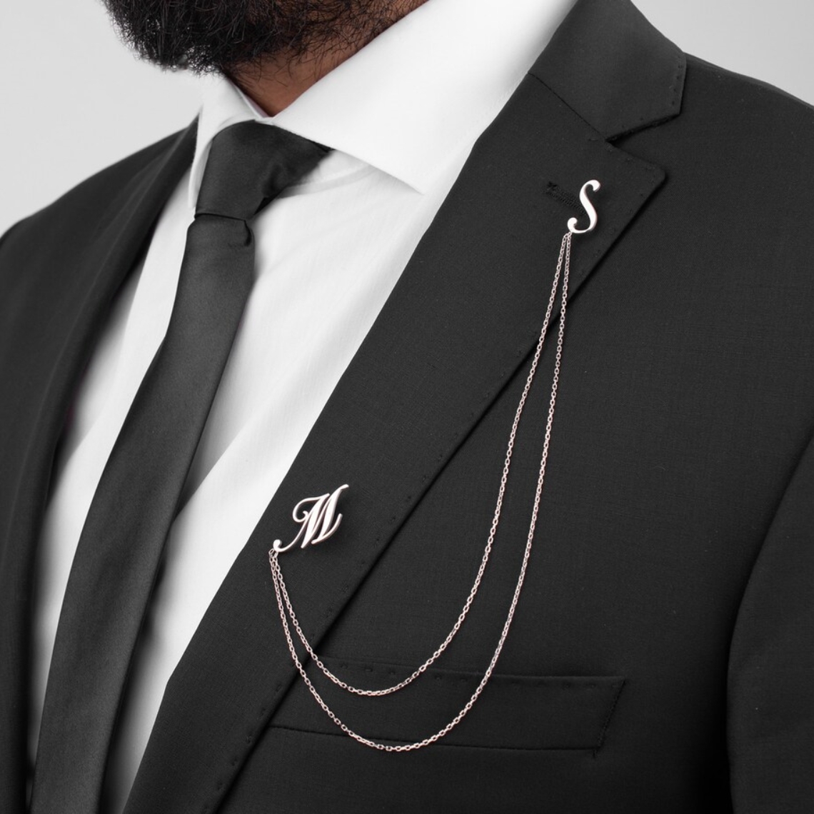 Custom Double Name Brooch Men  - Men'S Grooming Daily reseña y precio