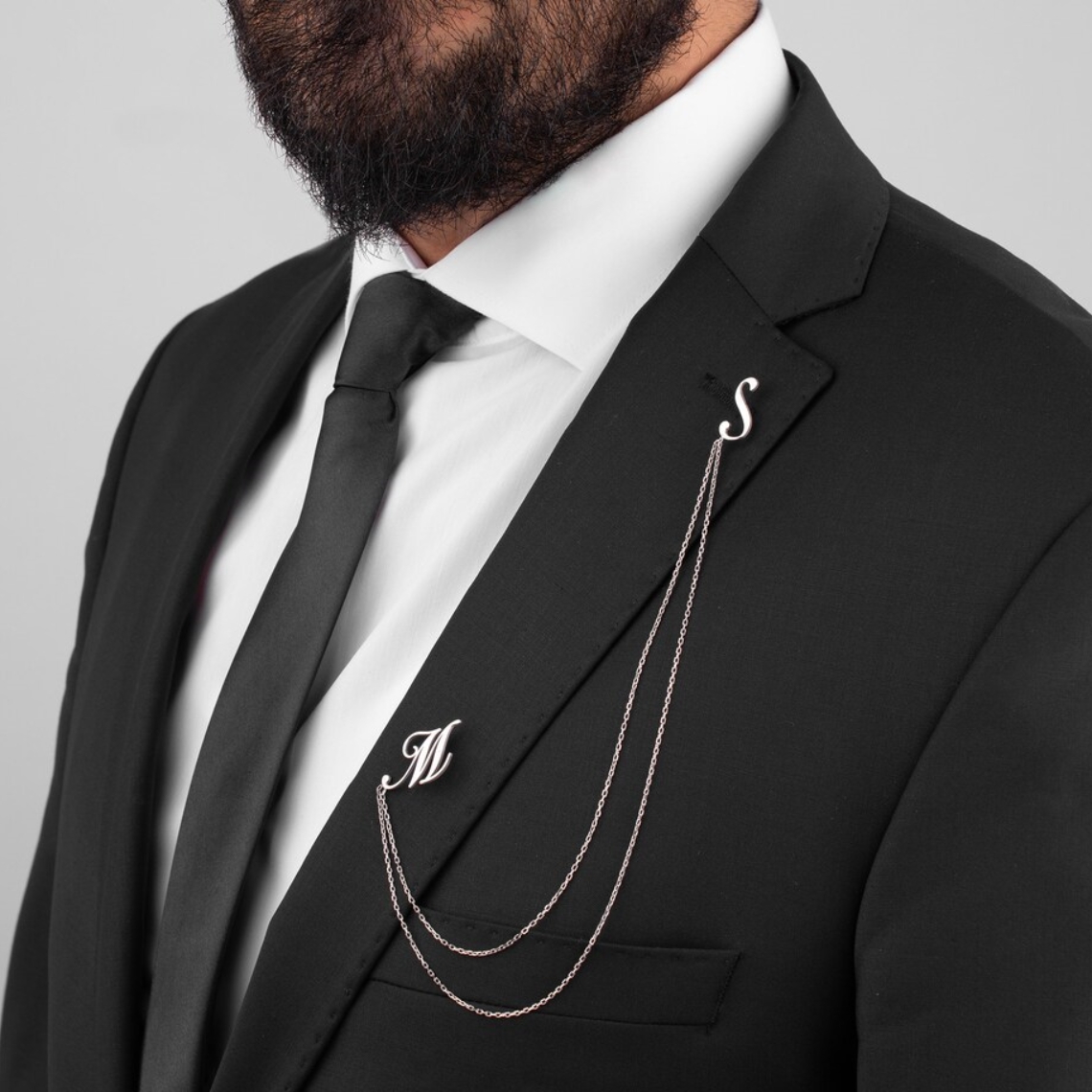 Custom Double Name Brooch Men  - Men'S Grooming Daily reseña y precio