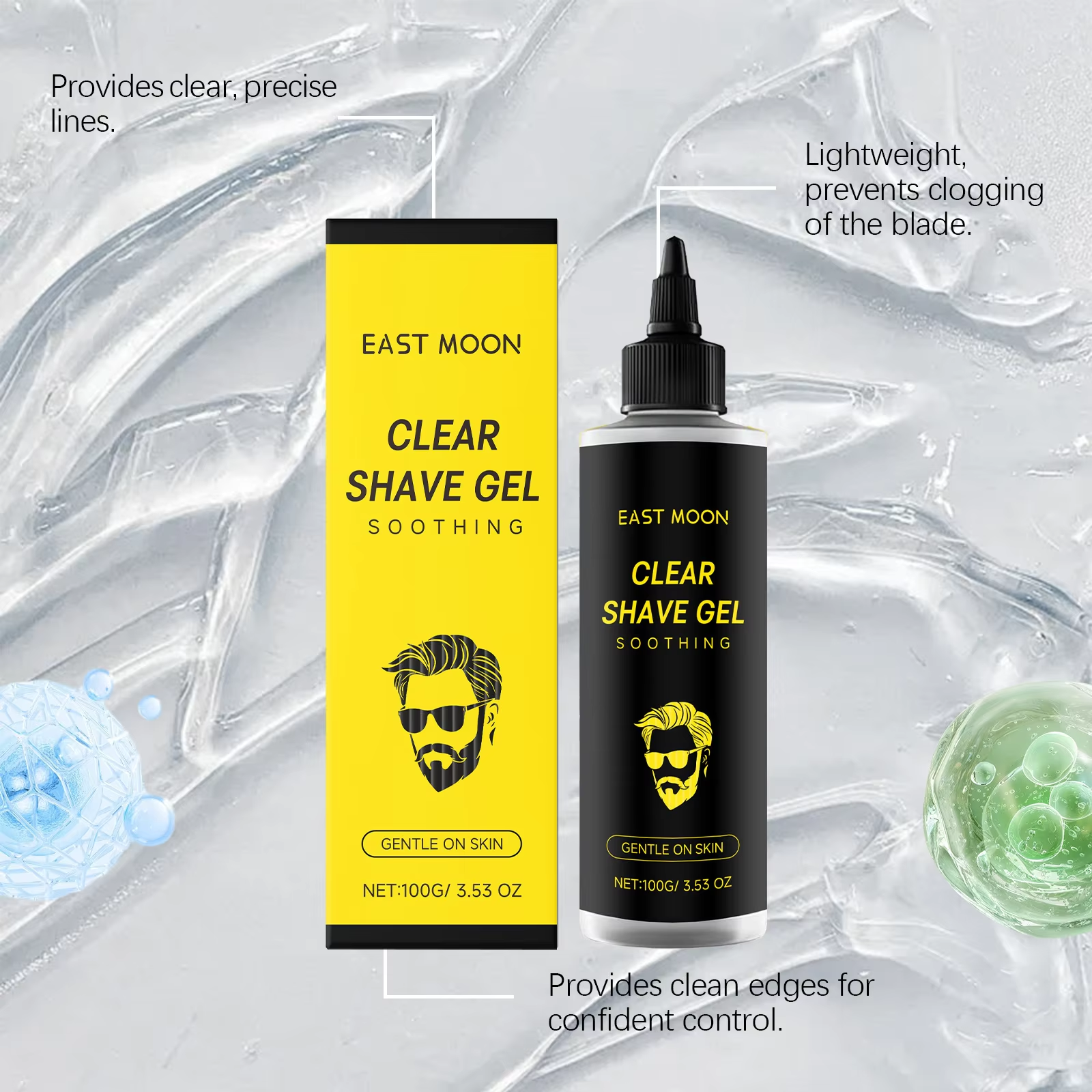 East Moon Man Shaving Care Gel - Men'S Grooming Gel reseña y precio