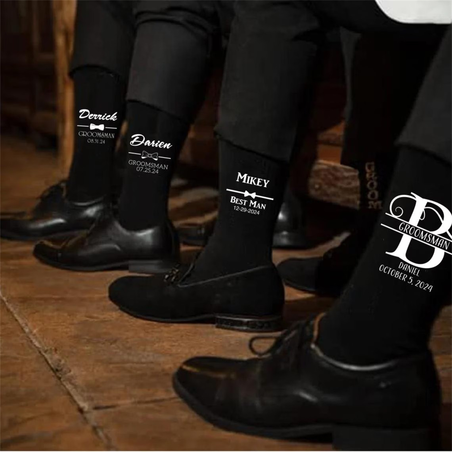 Groomsman Gift Socks, Wedding  - Men'S Grooming For Engagement reseña y precio