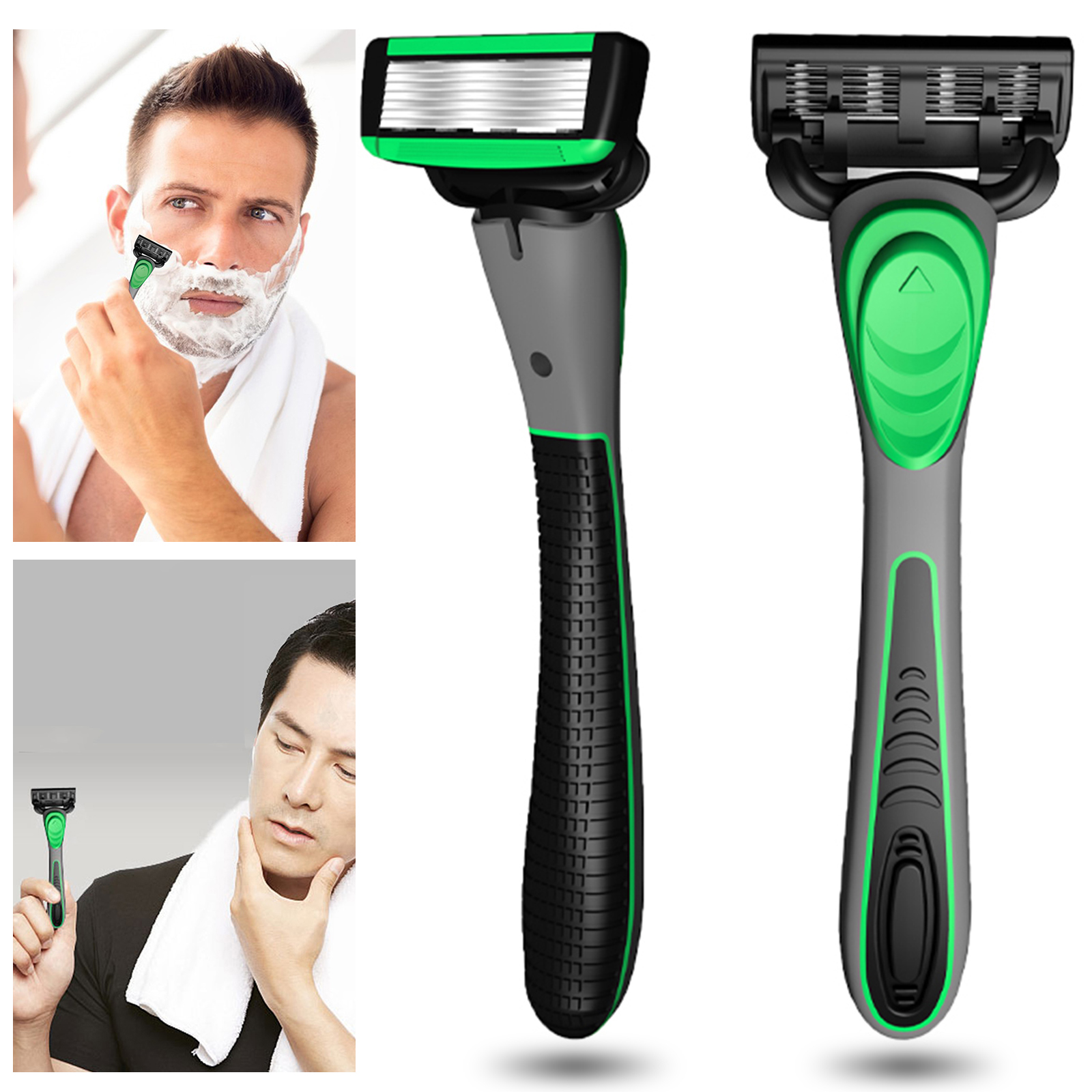 Men's 7-Layer Manual Razor Sha - Men'S Grooming Gel reseña y precio