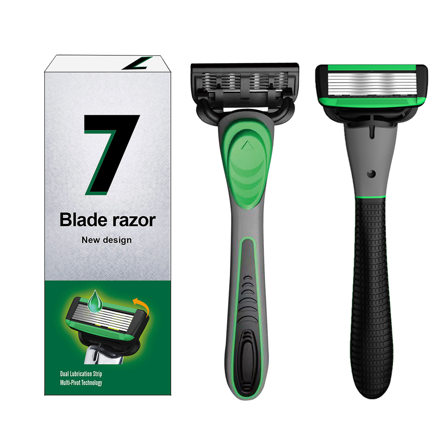 Men's 7-Layer Manual Razor Sha - Men'S Grooming Gel reseña y precio