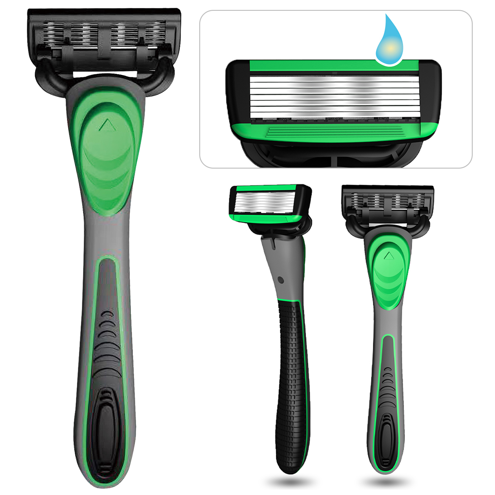 Men's 7-Layer Manual Razor Sha - Men'S Grooming Gel reseña y precio