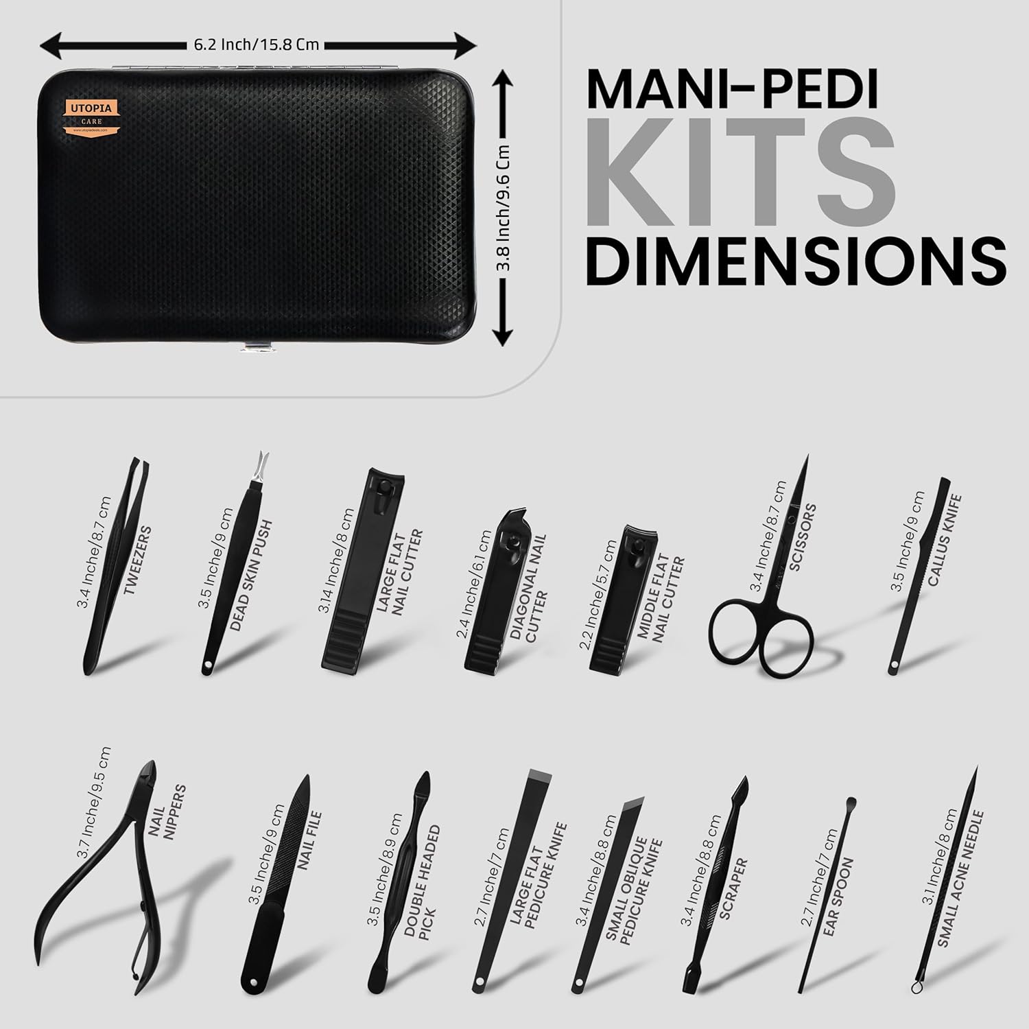 Professional Nail Clippers Kit - Mens Grooming Kit Case reseña y precio