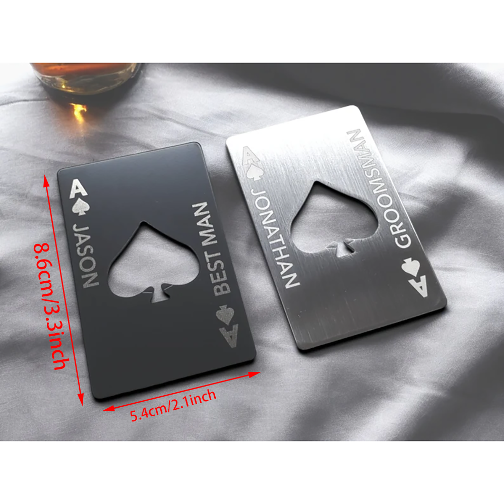 Custom Ace of Spades Groomsmen - Men'S Grooming For Engagement reseña y precio