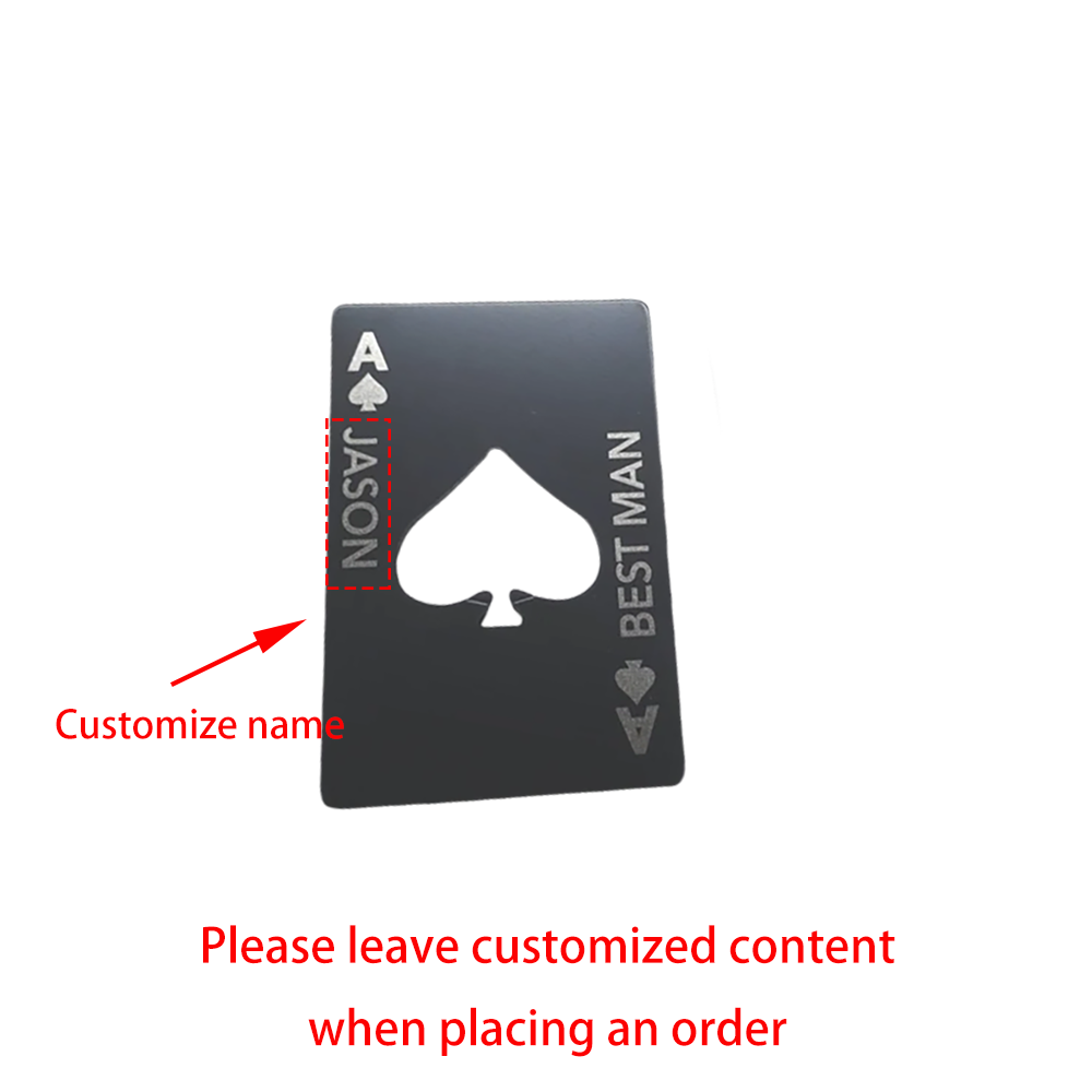 Custom Ace of Spades Groomsmen - Men'S Grooming For Engagement reseña y precio