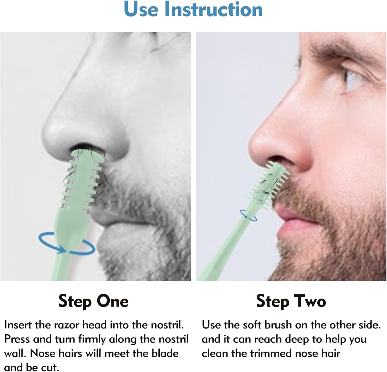 5/20/50Pcs 2-in-1 Nasal Cutter - Nose Hair Trimmer reseña y precio