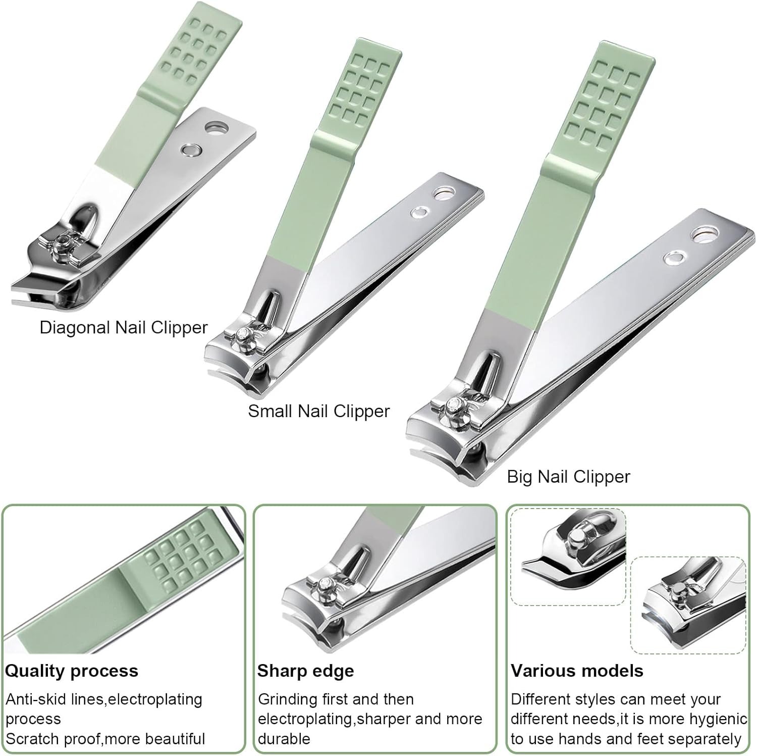 Manicure Set Nail Clippers set - Mens Grooming Kit Luxury reseña y precio