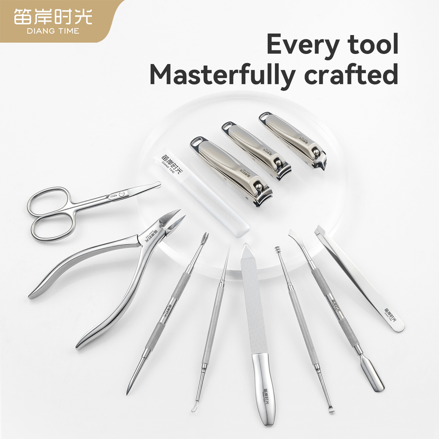 Portable Manicure Set Professi - Mens Grooming Kit Case reseña y precio