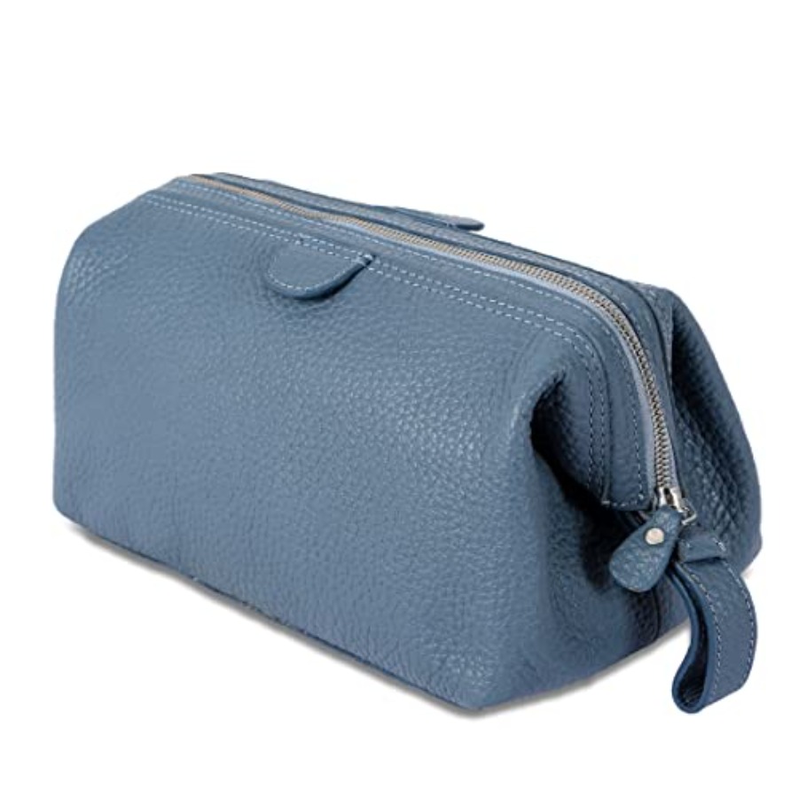 Premium Buffalo Leather Toilet - Men'S Grooming Bag reseña y precio