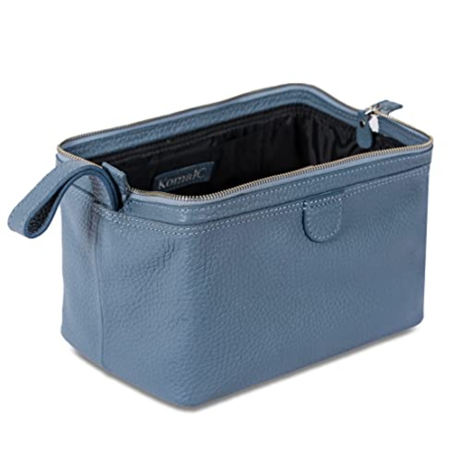 Premium Buffalo Leather Toilet - Men'S Grooming Bag reseña y precio