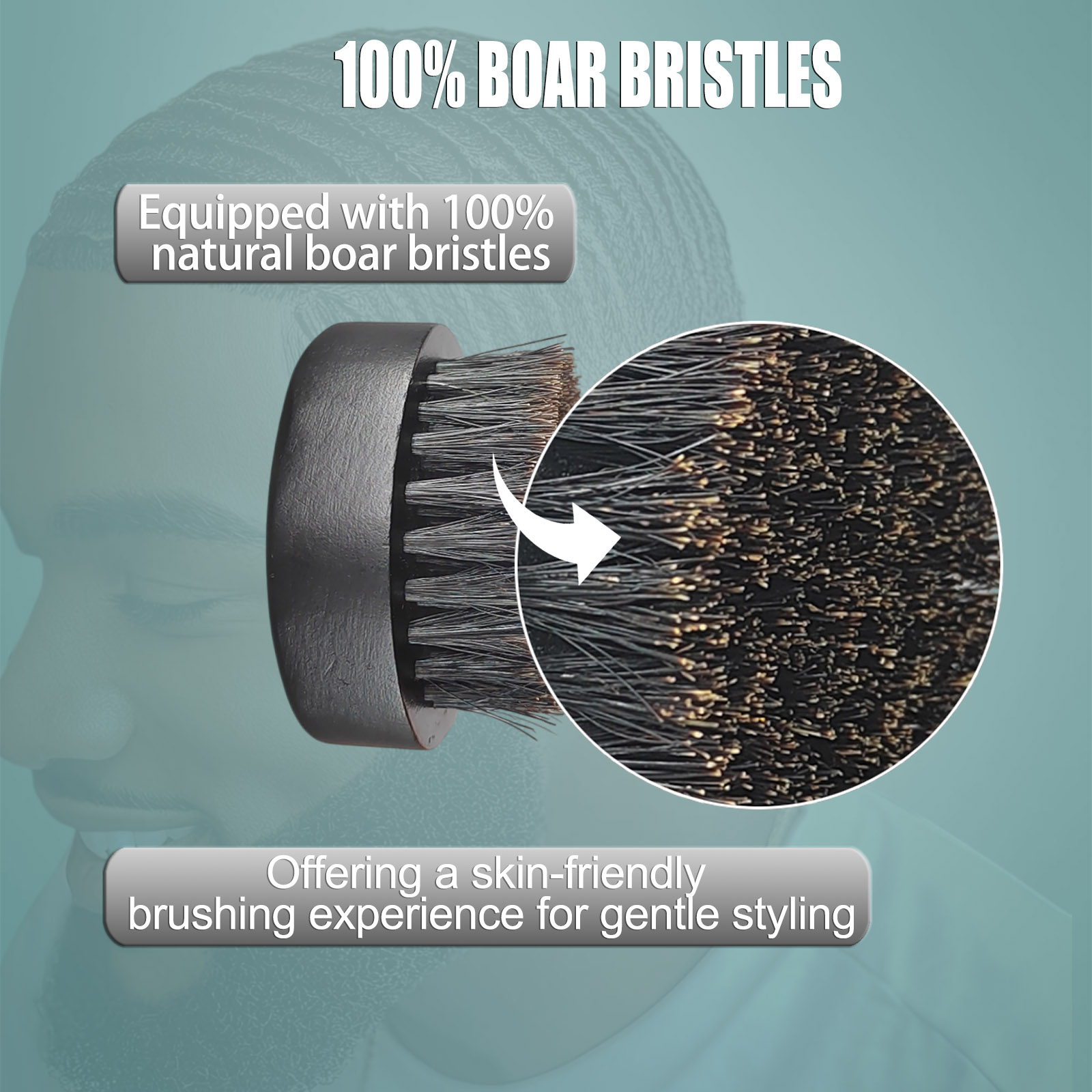 Round Beard Brush for Men – 10 - Men'S Grooming Facial reseña y precio