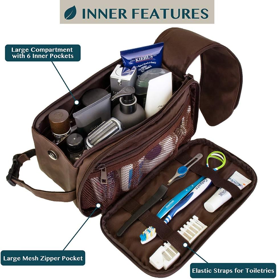 PAVILIA Toiletry Bag for Men,  - Men'S Grooming Bag reseña y precio