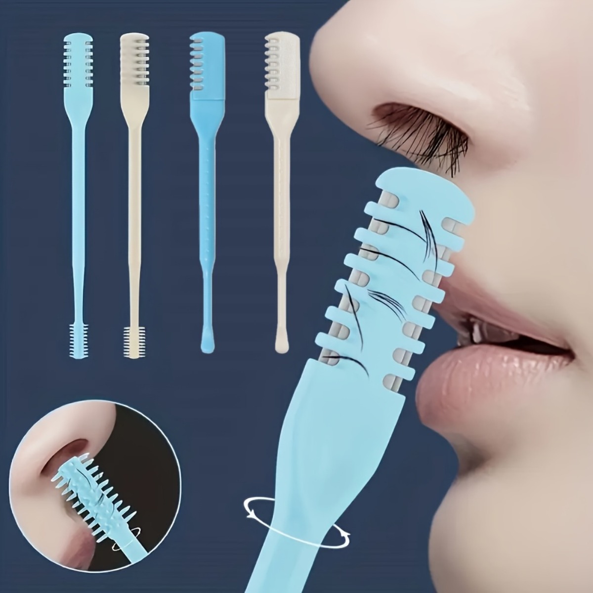 Premium 2‑Pack Dual‑Head Nose  - Mens Grooming Kit Case reseña y precio