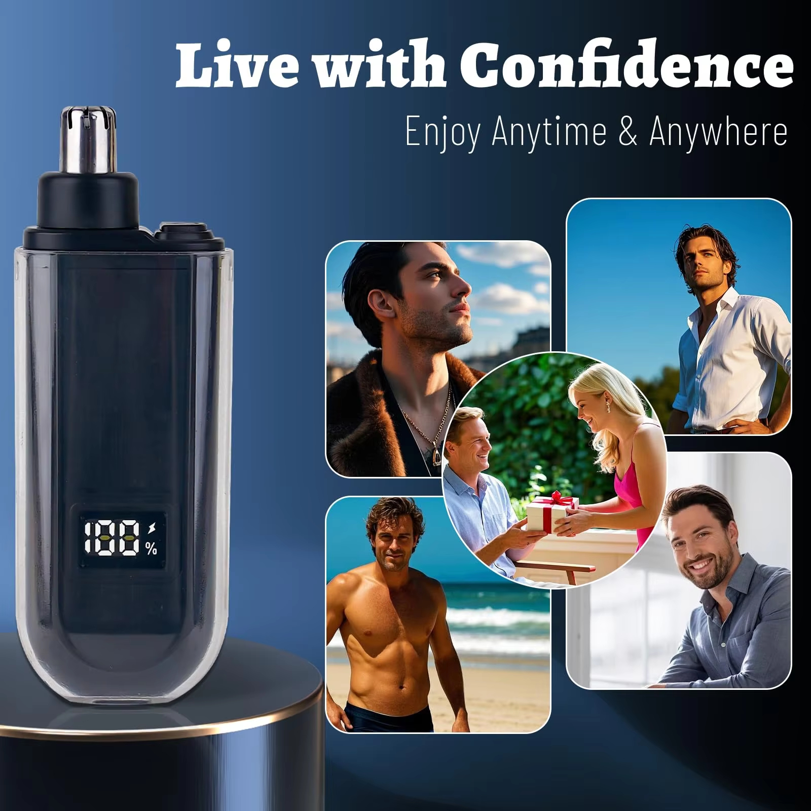 Suitable for men, USB charging - Nose Hair Trimmer reseña y precio