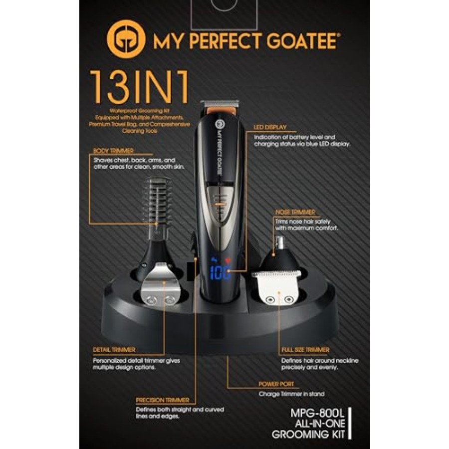 My Perfect Goatee®️ 13-in-1 Me - Men'S Grooming Bag reseña y precio