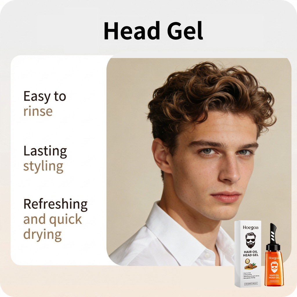Hoegoa Hair Oil Head Gel for M - Men'S Grooming Gel reseña y precio