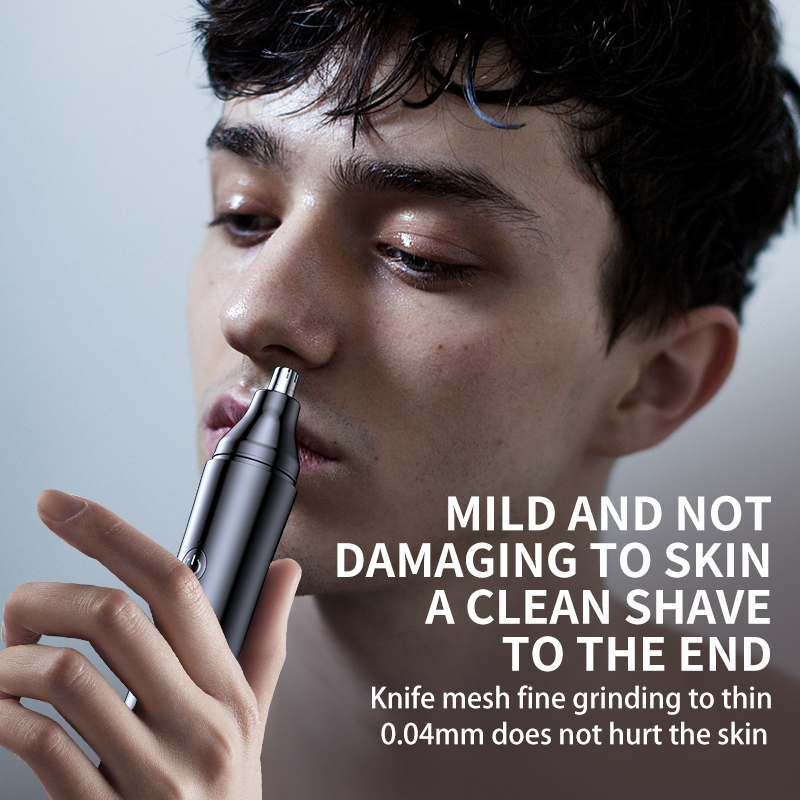 Rechargeable Nose Hair trimmer - Men'S Grooming Facial reseña y precio