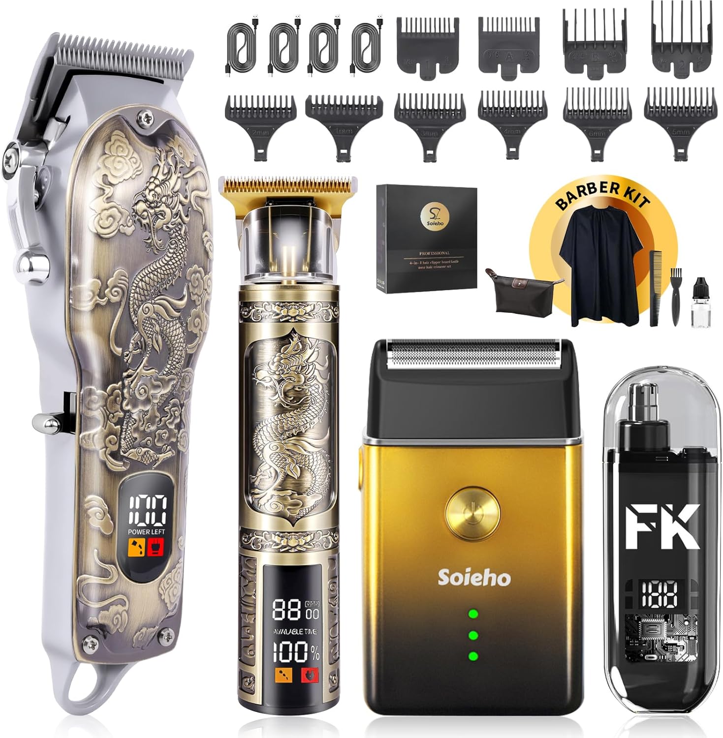 Men's Cordless Hair Clipper Se - Nose Hair Trimmer reseña y precio