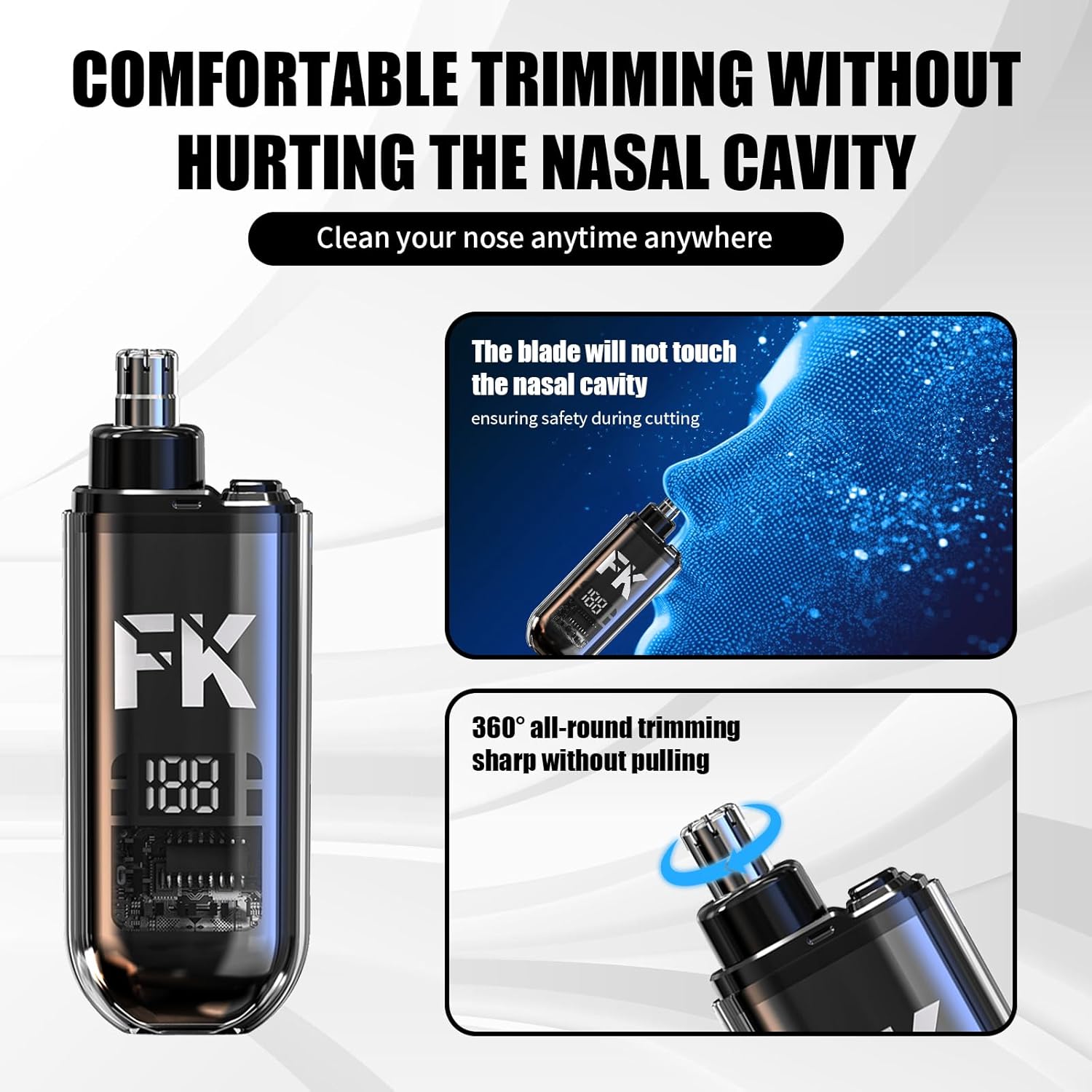 Men's Cordless Hair Clipper Se - Nose Hair Trimmer reseña y precio