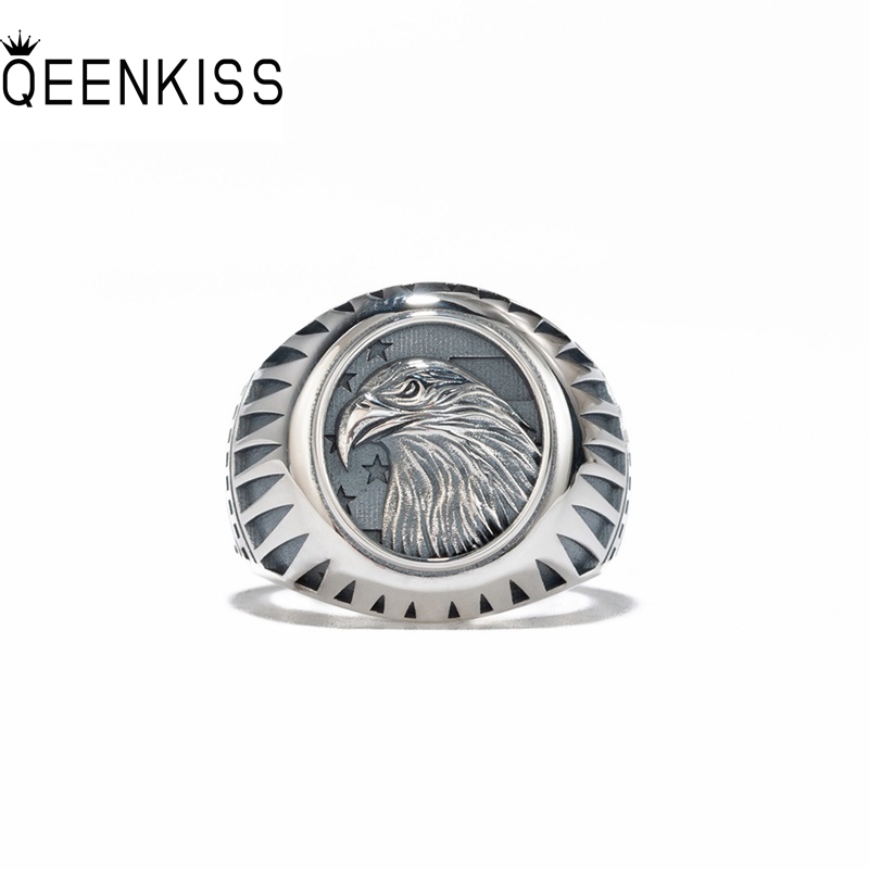 QEENKISS 925 Sterling Silver V - Men'S Grooming Gifts reseña y precio