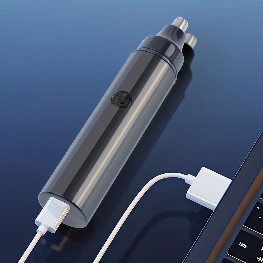 Rechargeable Nose Hair trimmer - Men'S Grooming Facial reseña y precio