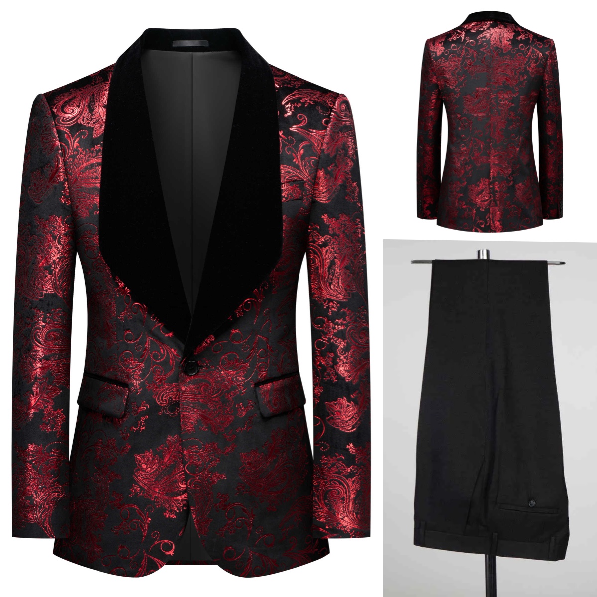 Real Picture Men Suit Jacquard - Men'S Grooming Spot reseña y precio
