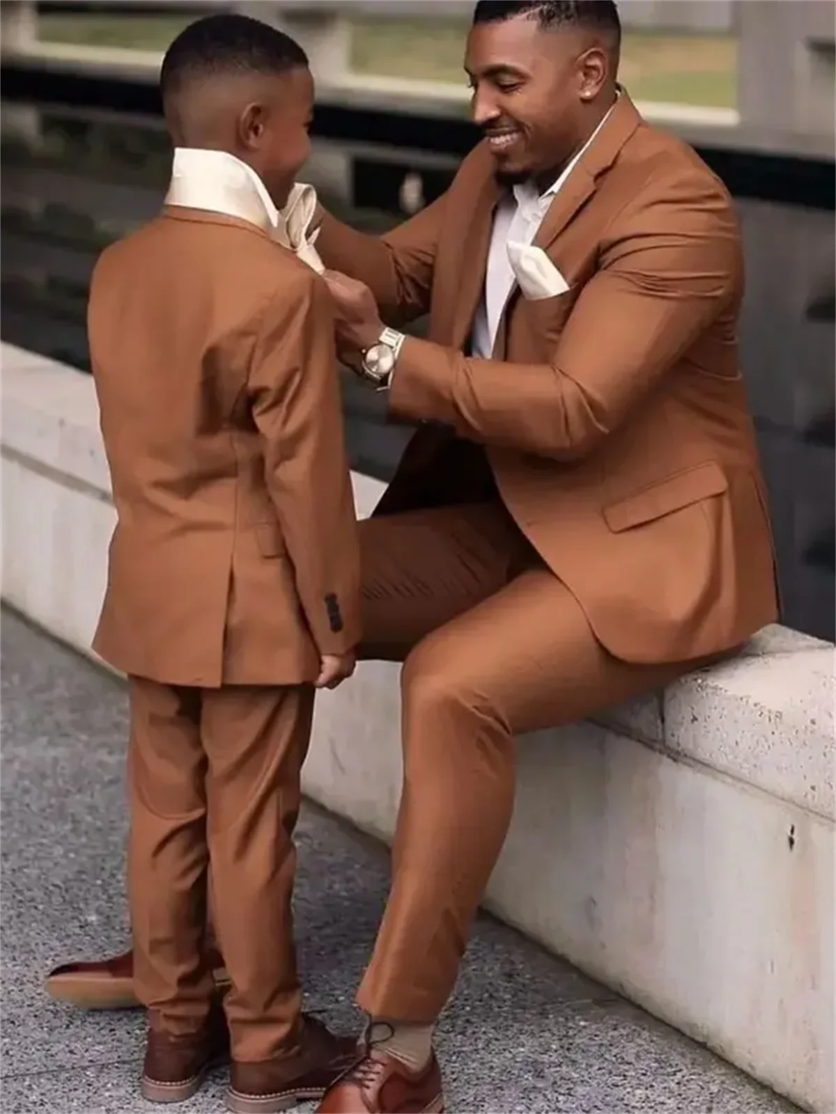 2 Pieces Dark Brown Men Suits  - Men'S Grooming Daily reseña y precio