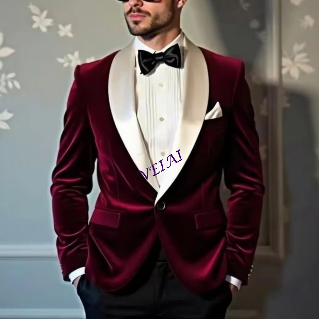 CustomizedNew Burgundy Velvet  - Men'S Grooming Daily reseña y precio