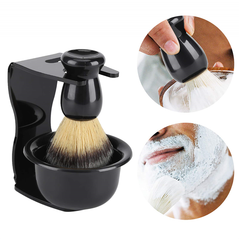 Shaving Brush and Bowl with Ac - Men'S Grooming Facial reseña y precio