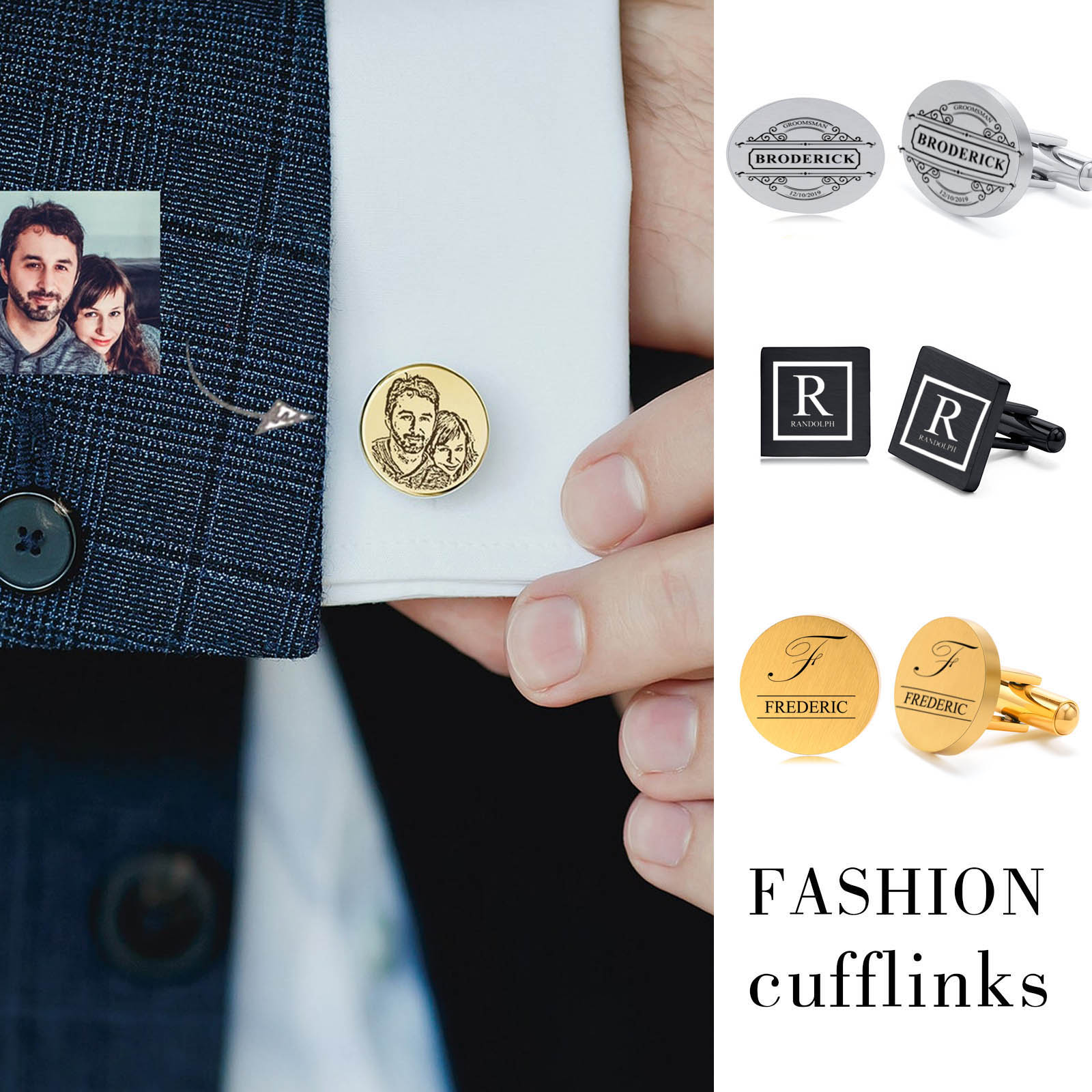 Personalized Cuflinks for Wedd - Men'S Grooming For Engagement reseña y precio