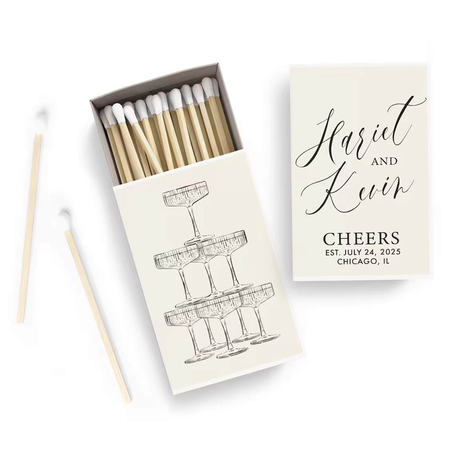 Custom Matchboxes Favors for B - Men'S Grooming For Engagement reseña y precio