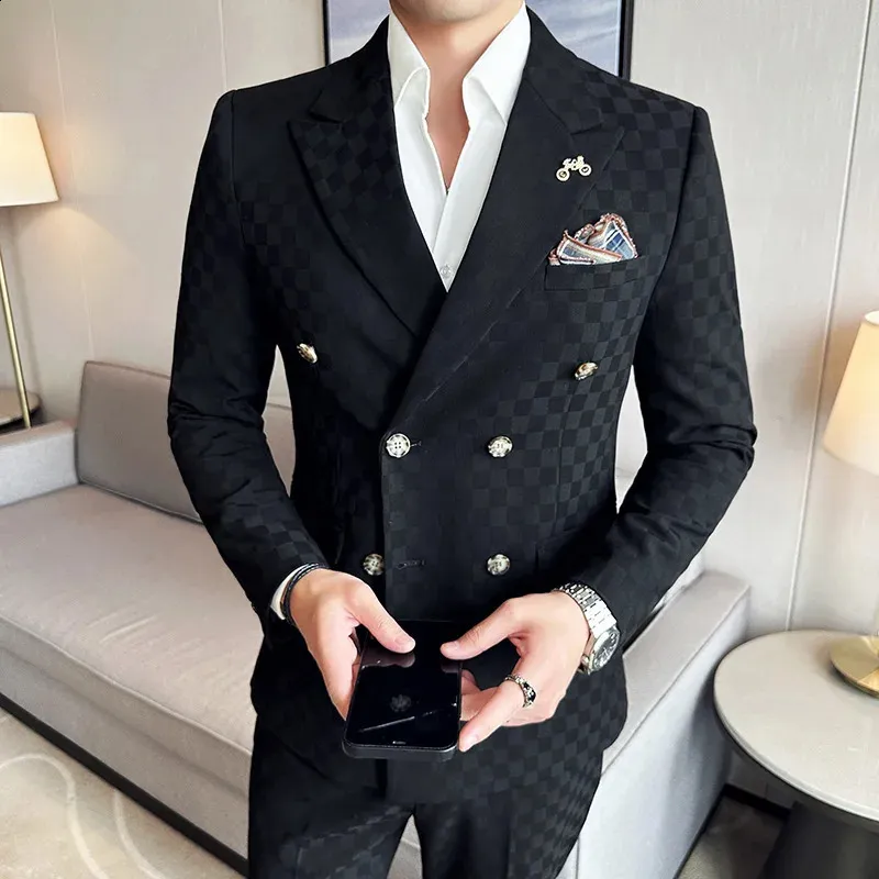 Fashion Men Suits 2 Piece Coat - Men'S Grooming Spot reseña y precio