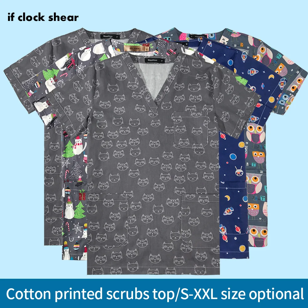 Working uniforms scrubs Unifor - Men'S Grooming Salon reseña y precio