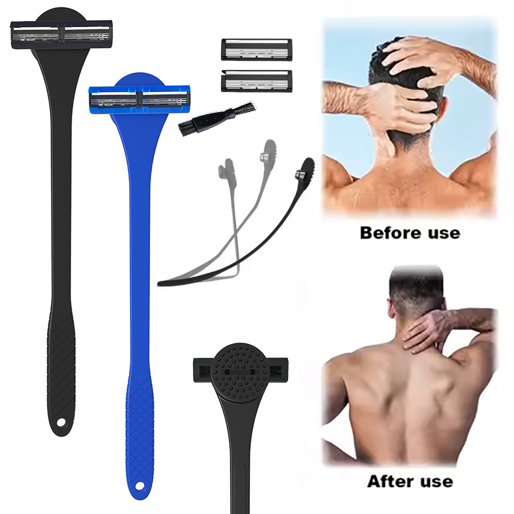 Men's 2-in-1 Silicone Back Sha - Men'S Grooming Gel reseña y precio