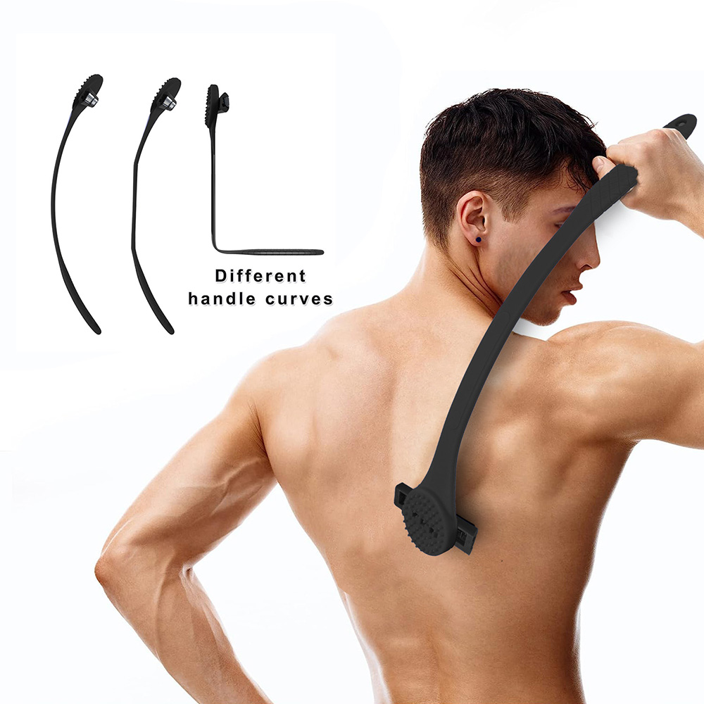 Men's 2-in-1 Silicone Back Sha - Men'S Grooming Gel reseña y precio