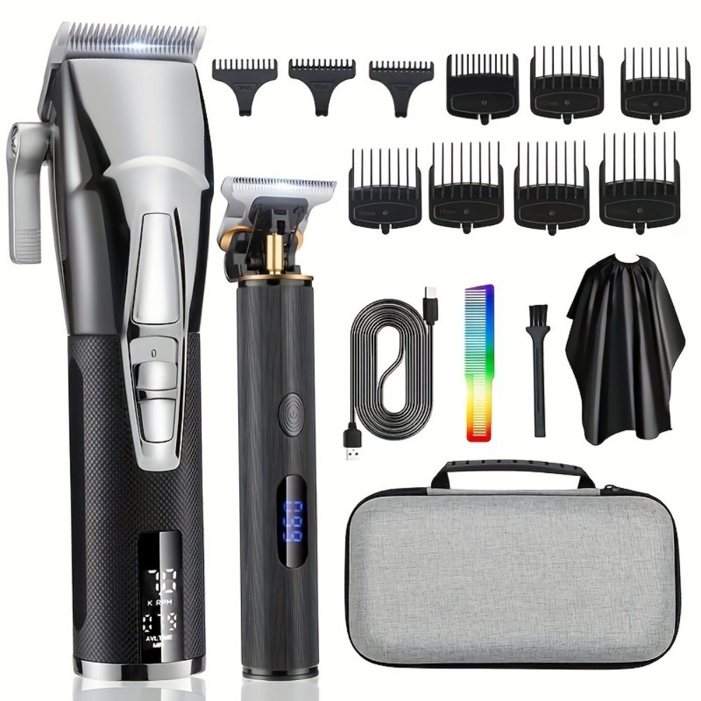 Professional Cordless Hair Cli - Men'S Grooming Bag reseña y precio
