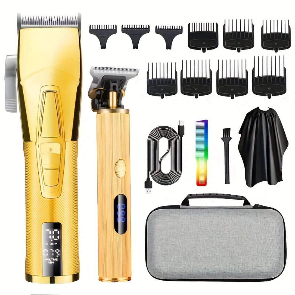 Professional Cordless Hair Cli - Men'S Grooming Bag reseña y precio