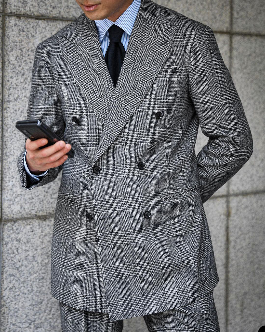 Business Plaid Men Suit 2 Piec - Men'S Grooming Daily reseña y precio