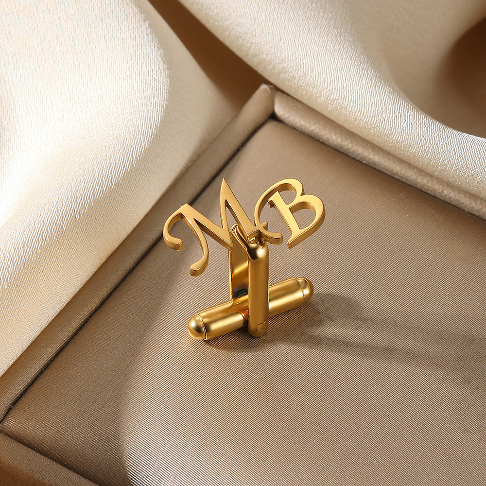 Customized Initial Letter Cuff - Men'S Grooming Gifts reseña y precio