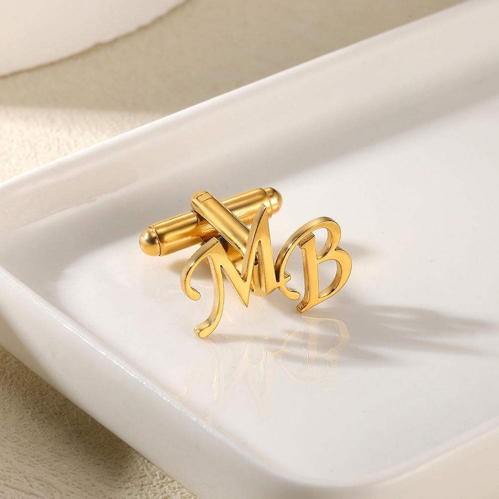 Customized Initial Letter Cuff - Men'S Grooming Gifts reseña y precio